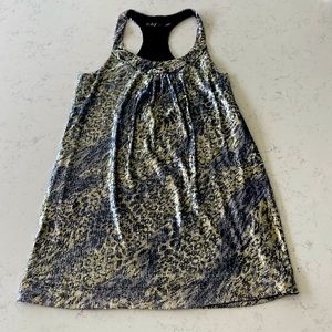 Beaded TRF grey dress
